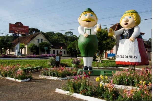 Santa Cruz do Sul conhecida por sua tradição alemã e suas atrações turísticas