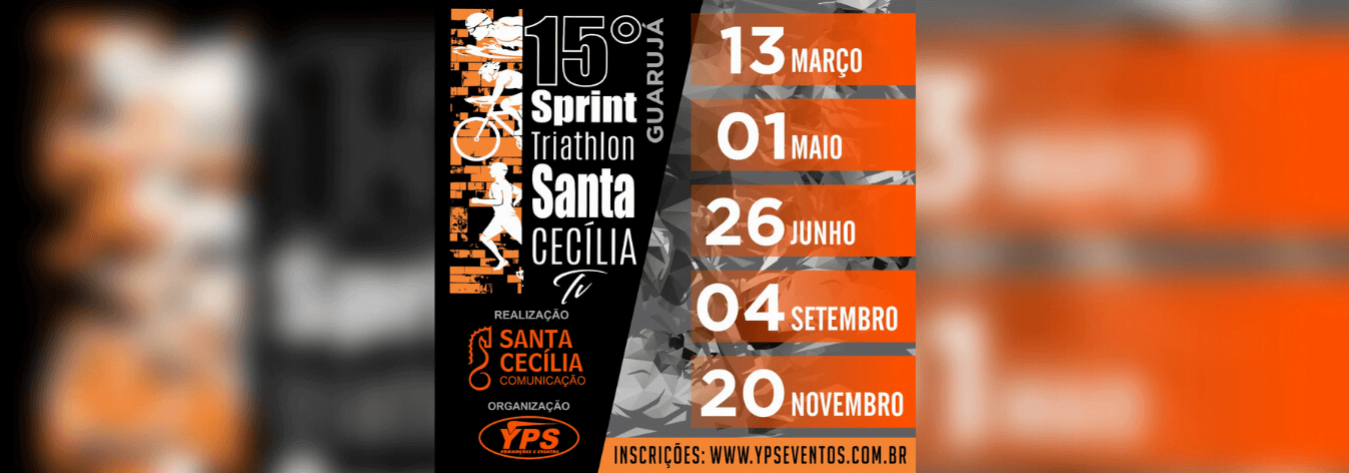15º Circuito Sprint Traithlon Santa Cecília TV - 5ª etapa