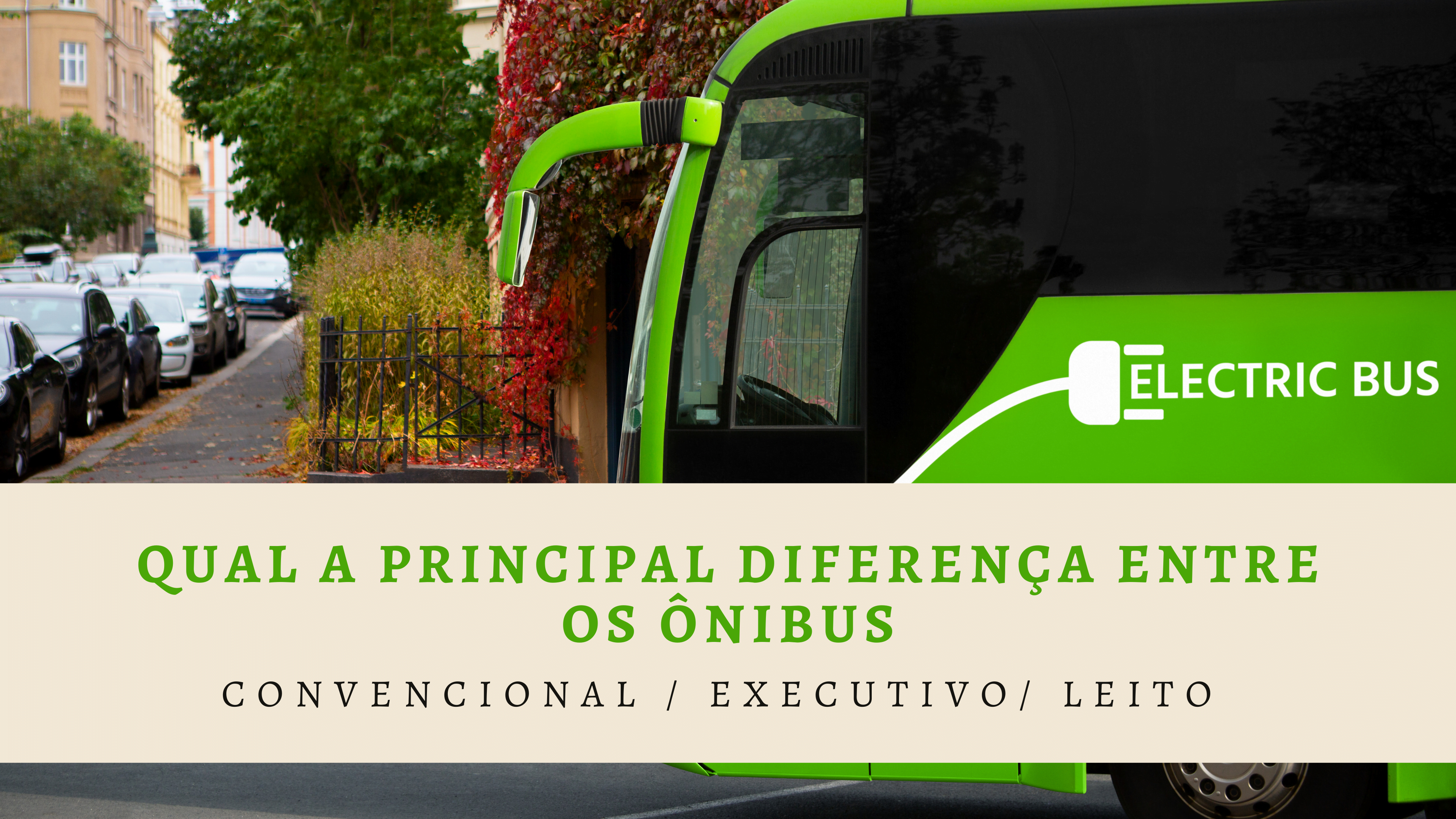 Qual a diferença entre os ônibus, convencional, executivo e leito?