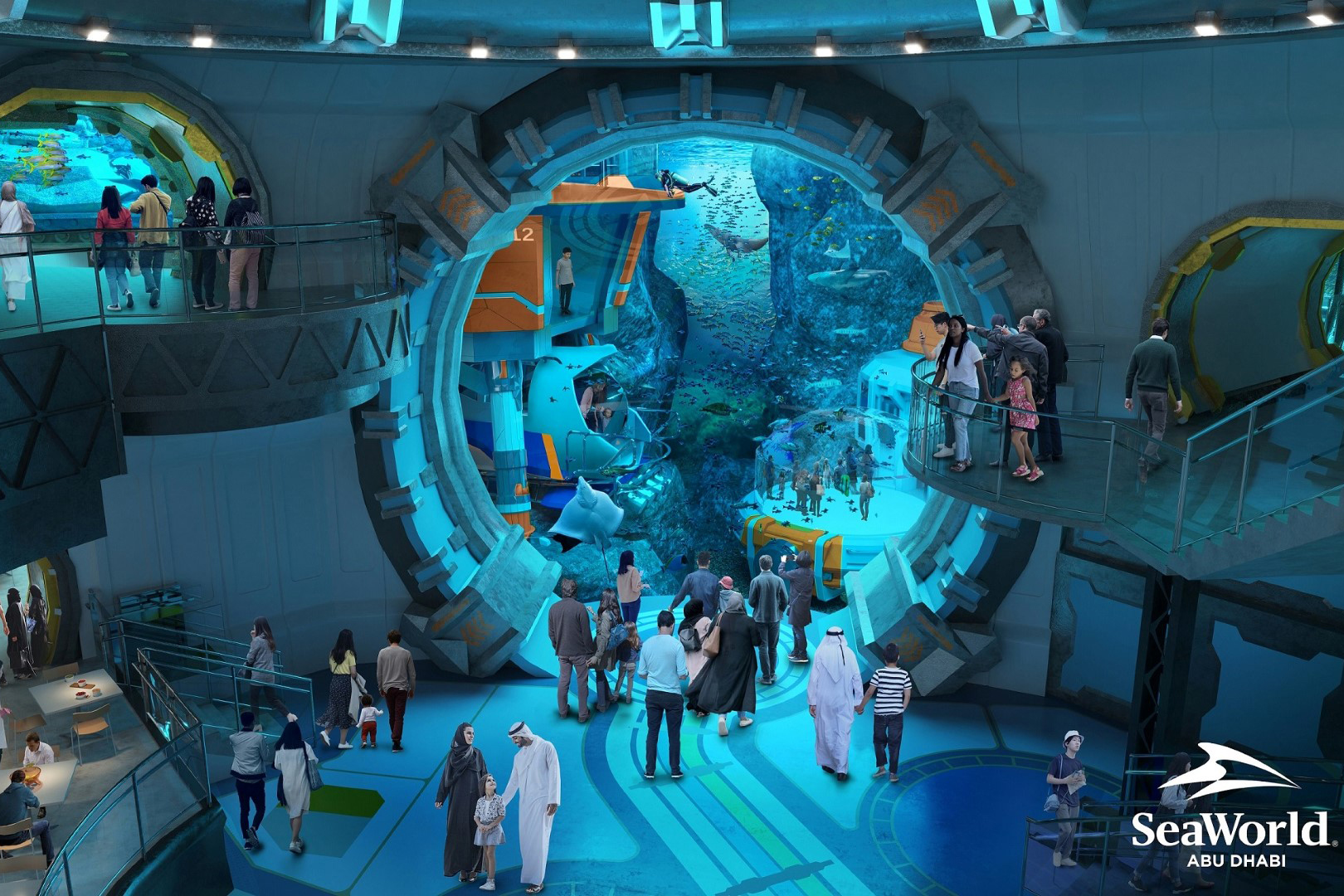 SeaWorld Abu Dhabi (imagem: Divulgação)