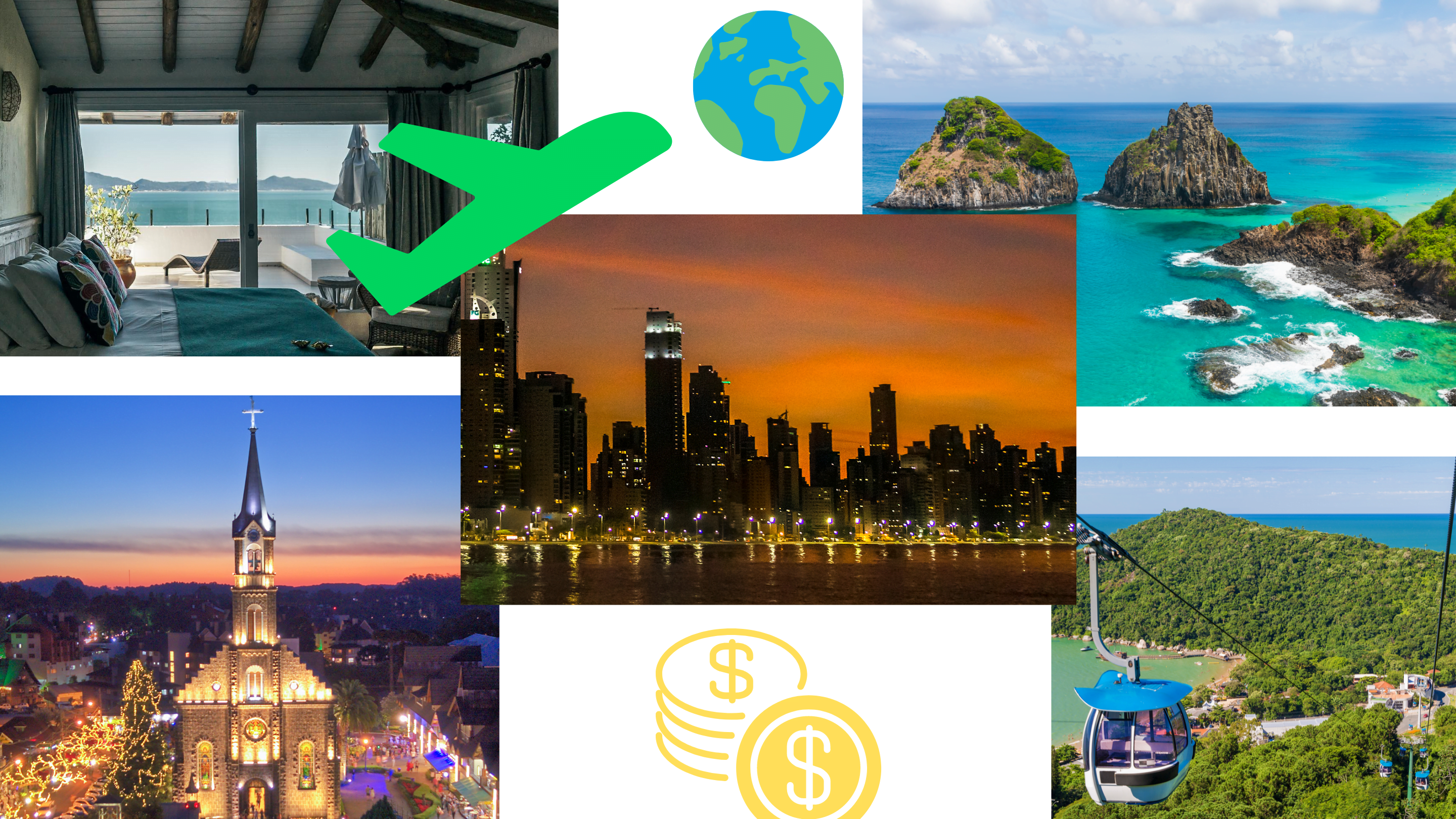 Se você ganhasse na loteria hoje, confira 3 lugares que você não deveria deixar de viajar no Brasil