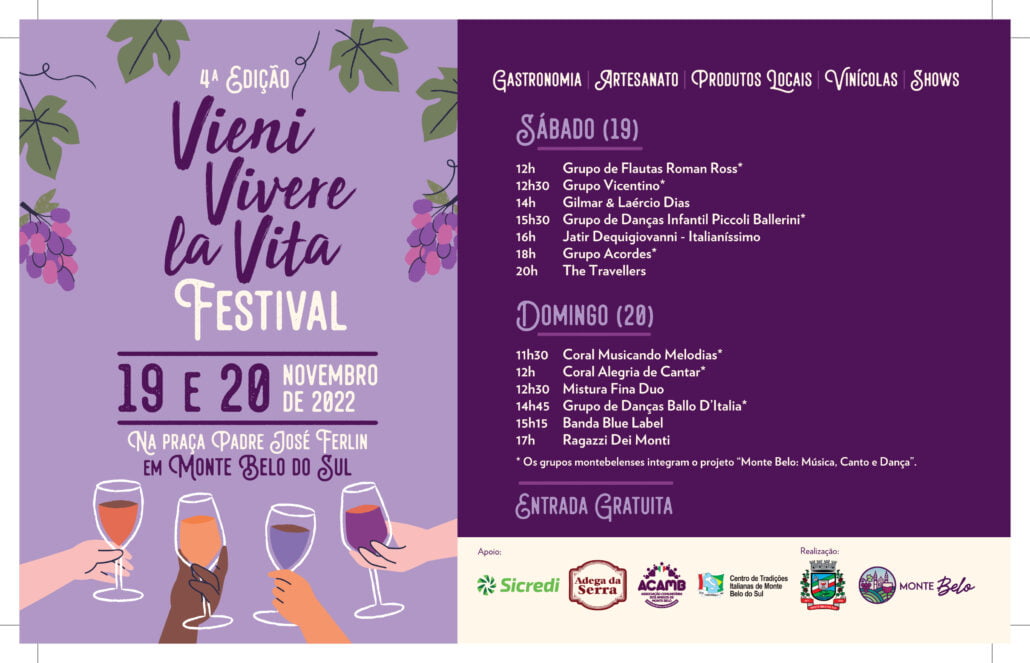 Vieni Vivere la Vita Festival 2022 (imagem: Divulgação)