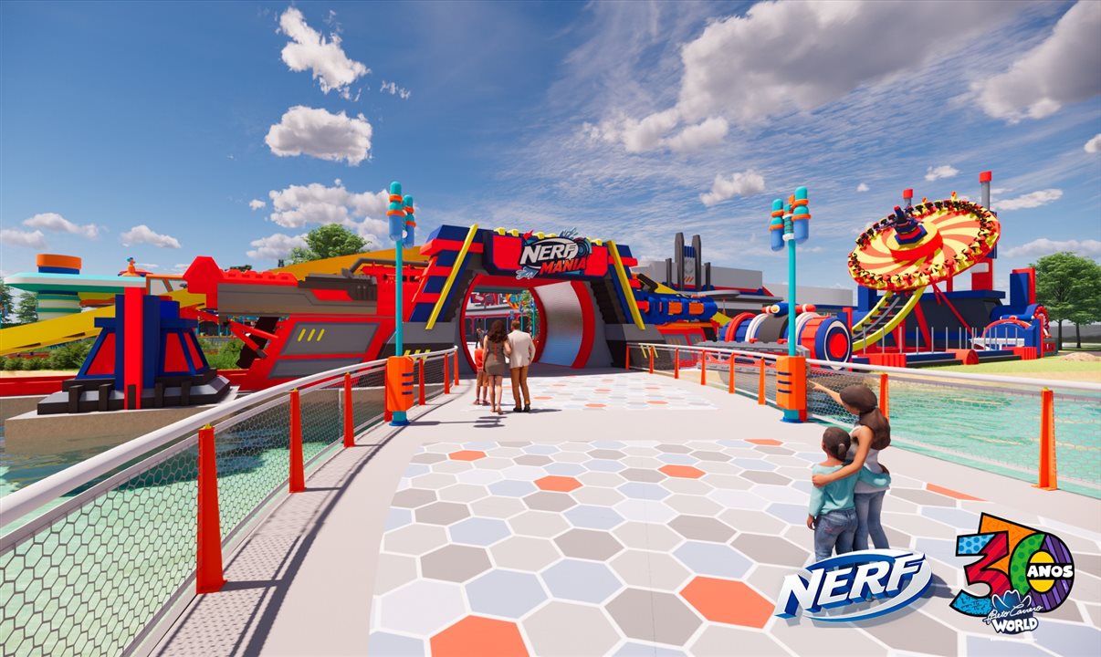 Área da Nerf Mania será nova atração do Beto Carrero World