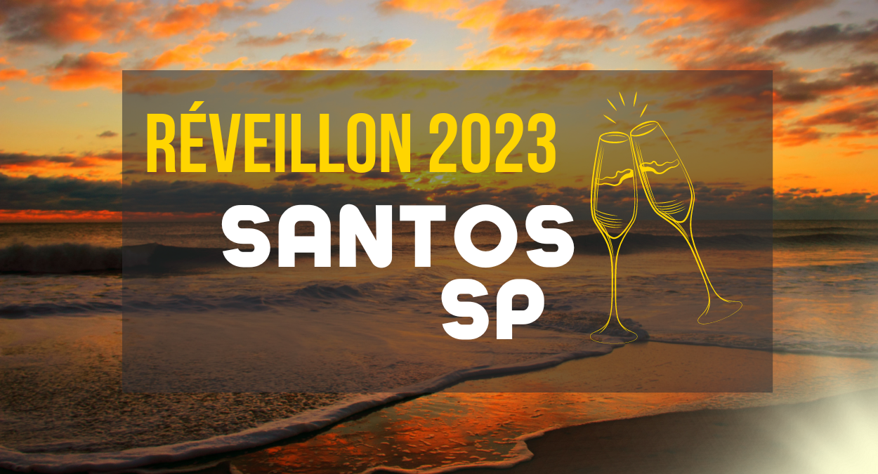 Réveillon Santos 2023, praia e Virada Tropical (Canva)