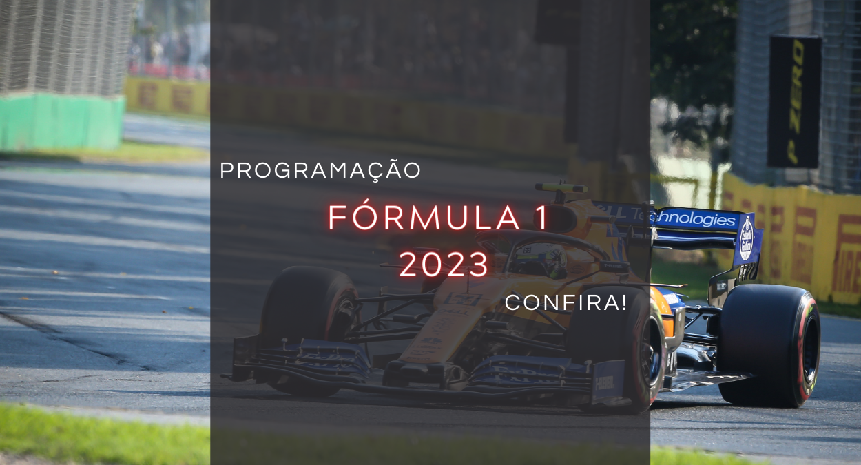Fórmula 1, confira datas e horários das corridas (Canva)