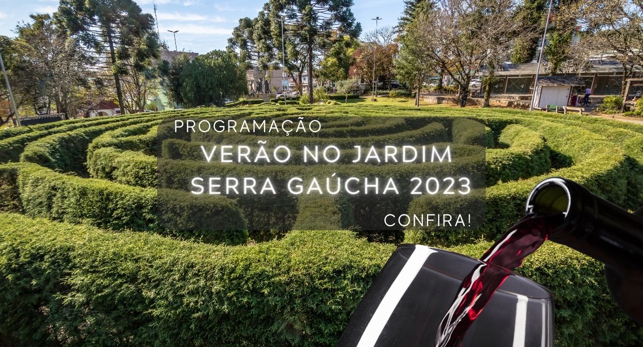 Programação Verão no Jardim da Serra Gaúcha 2023 (Canva)