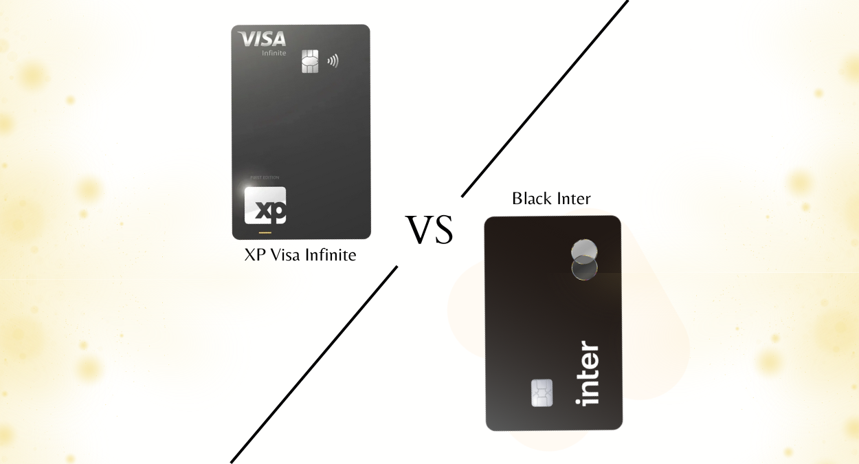 XP Visa Infinite vs Black Inter, confira as principais diferenças