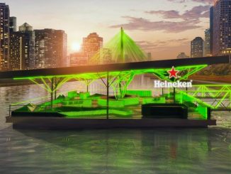 Heineken inaugura bar flutuante no Rio Pinheiros, confira! (imagem: Divulgação)