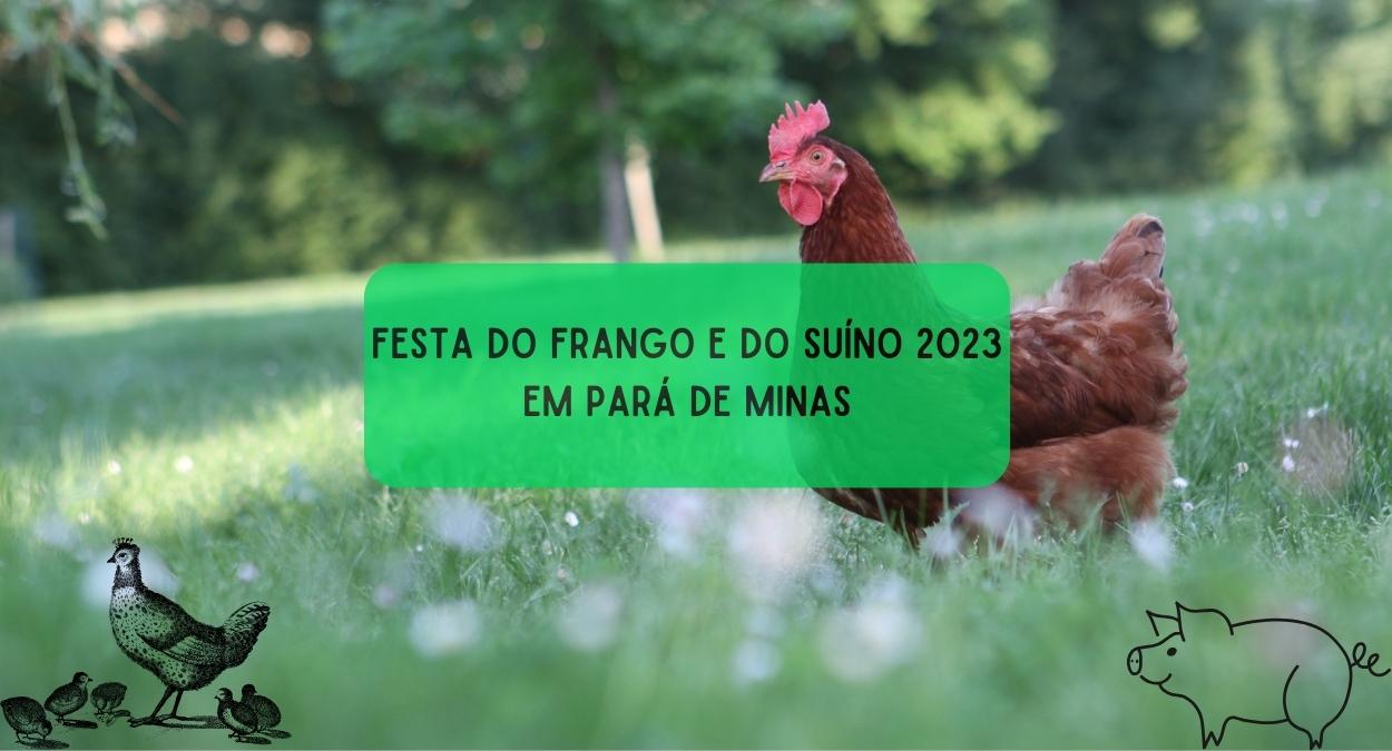 Festa do Frango e do Suíno 2023 em Pará de Minas (imagem: Canva)