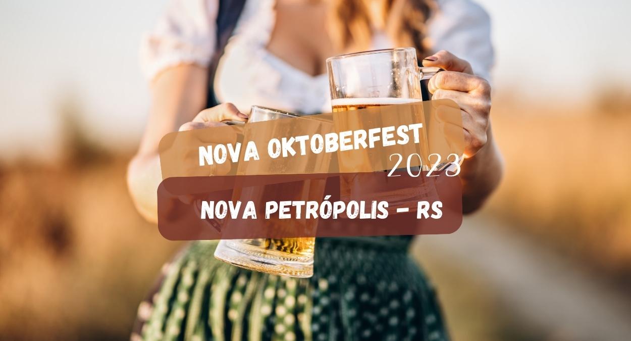 Nova Oktoberfest 2023 em Nova Petrópolis (imagem: Canva)