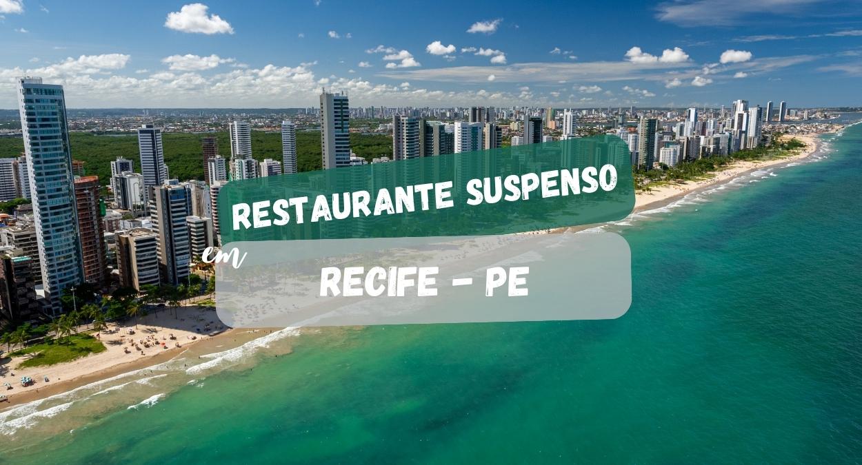 Restaurante suspenso em Recife (imagem: Canva)