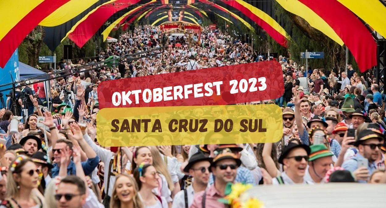 Oktoberfest Santa Cruz do Sul 2023: celebração germânica continua no sul do País (imagem: Reprodução)