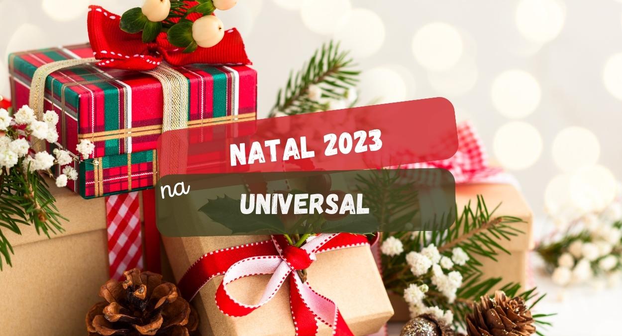 Natal 2023 na Universal (imagem: Canva)