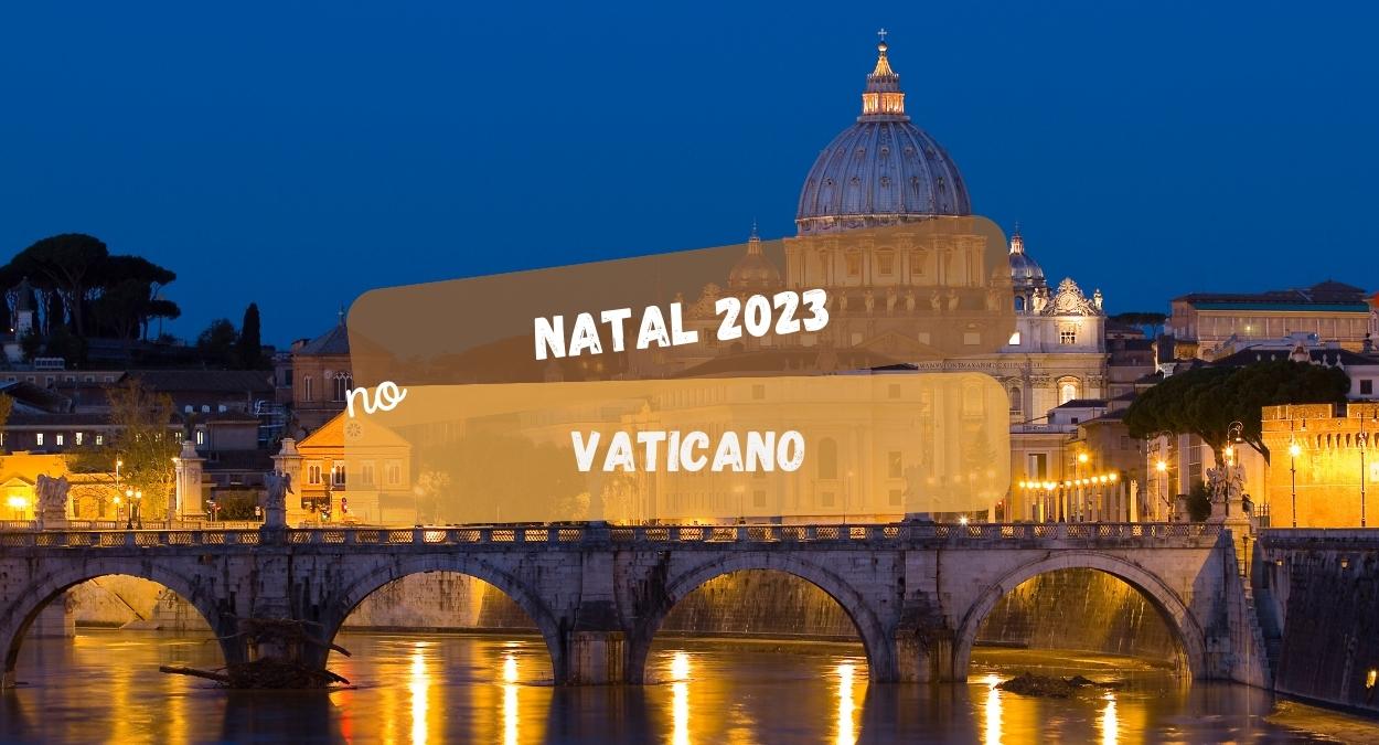 Natal 2023 no Vaticano (imagem: Canva)
