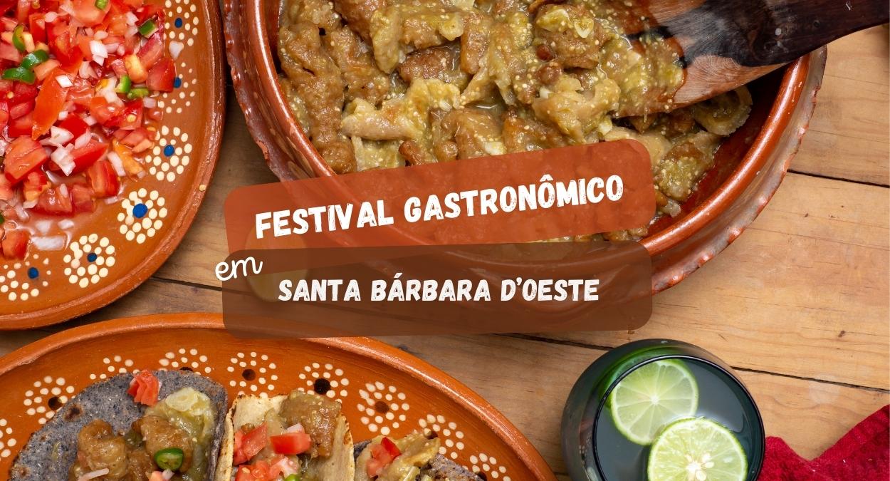 Festival Gastronômico em Santa Bárbara d'Oeste (imagem: Canva)