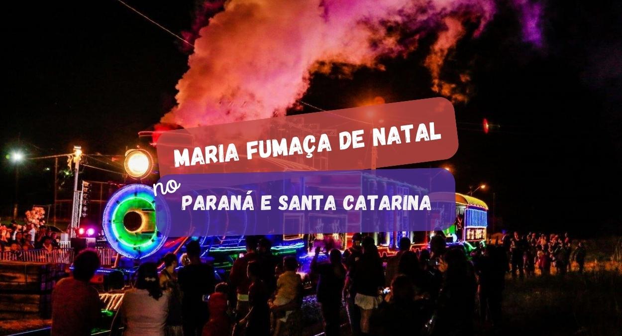Maria Fumaça de Natal (imagem: Prefeitura Municipal de Curitiba)