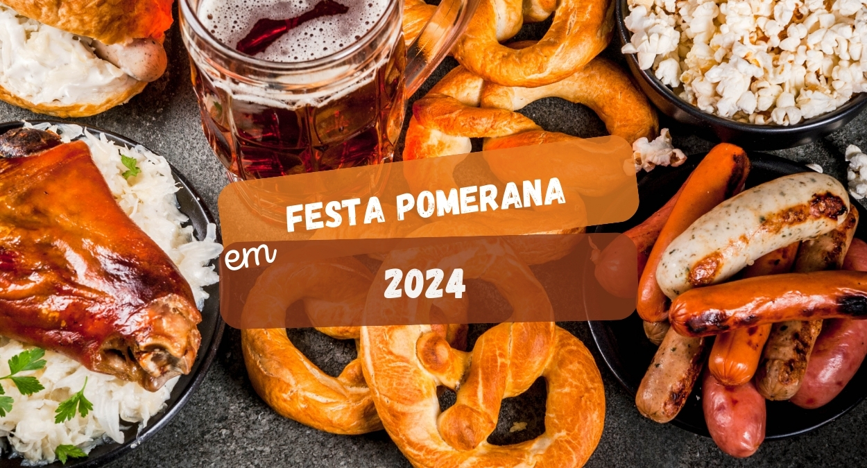 Concurso culinário Festa Pomerana 2024 (imagem: Canva)