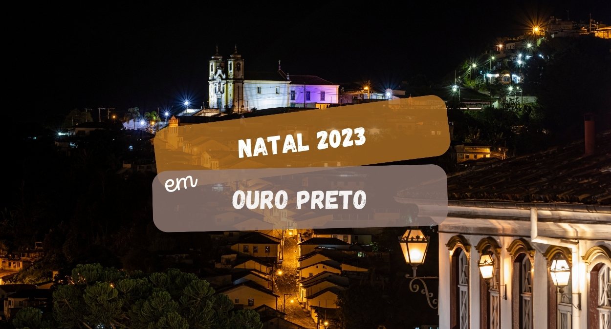 Natal 2023 em Ouro Preto (imagem: Canva)