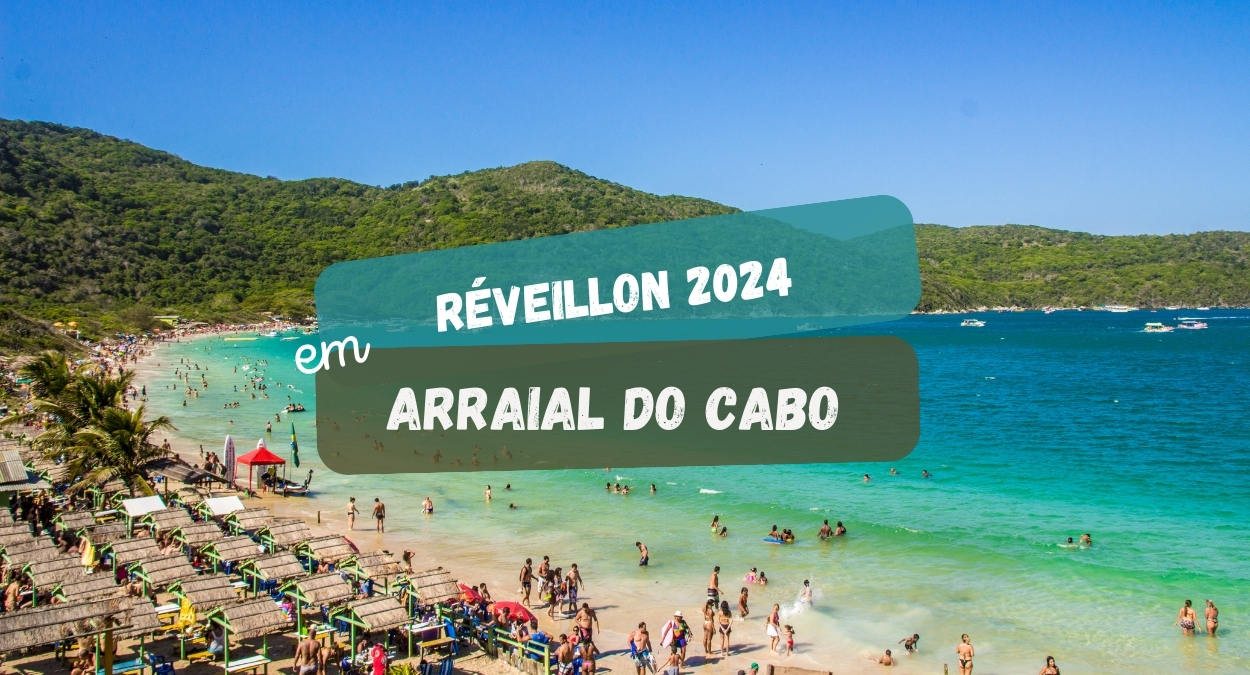 Réveillon 2024 em Arraial do Cabo (imagem: Canva)