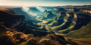 Cambará do Sul (imagem gerada por IA)