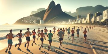 Melhores lugares para correr no Rio de Janeiro (imagem gerada por IA)