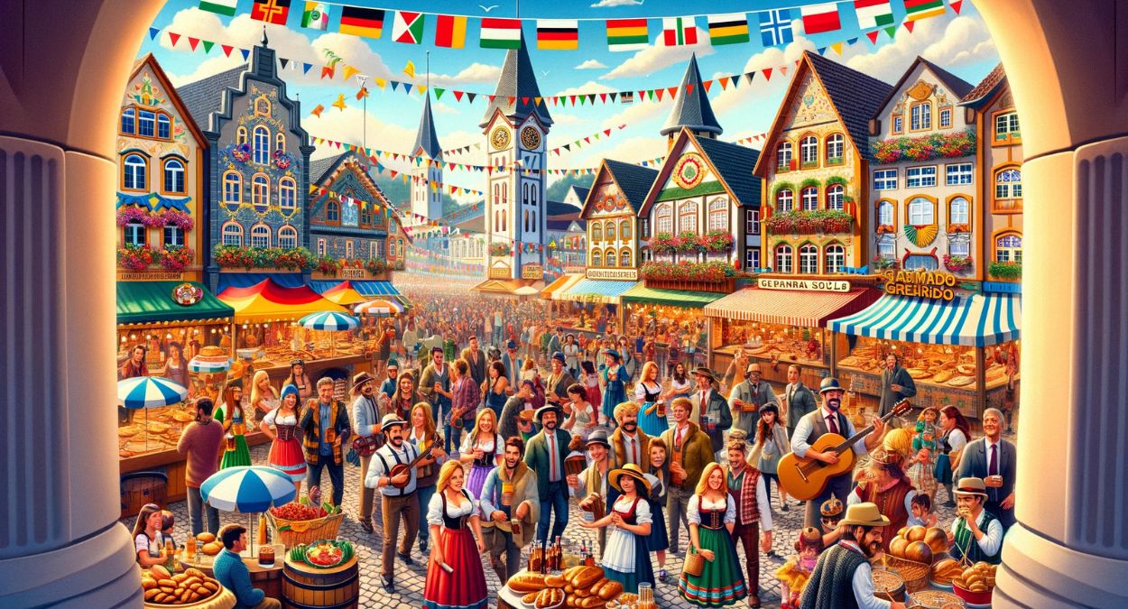 Festa da Colônia de Gramado 2024 (imagem gerada por IA)