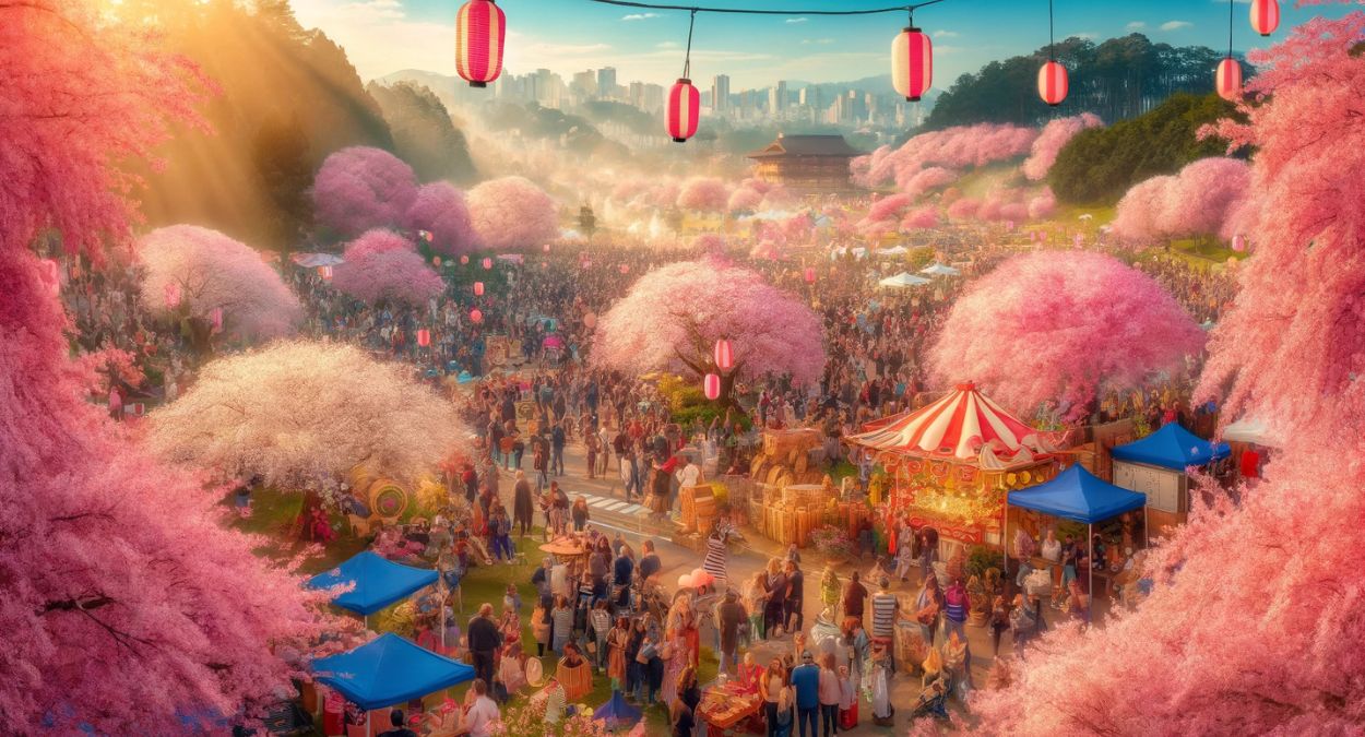 Festival das Cerejeiras (imagem: IA)