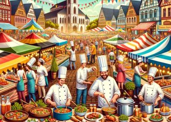 Festival Gastronômico de Pomerode (imagem gerada por IA)