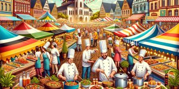 Festival Gastronômico de Pomerode (imagem gerada por IA)