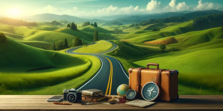 Sugestões de acessórios para levar em uma viagem (Imagem gerada por IA)