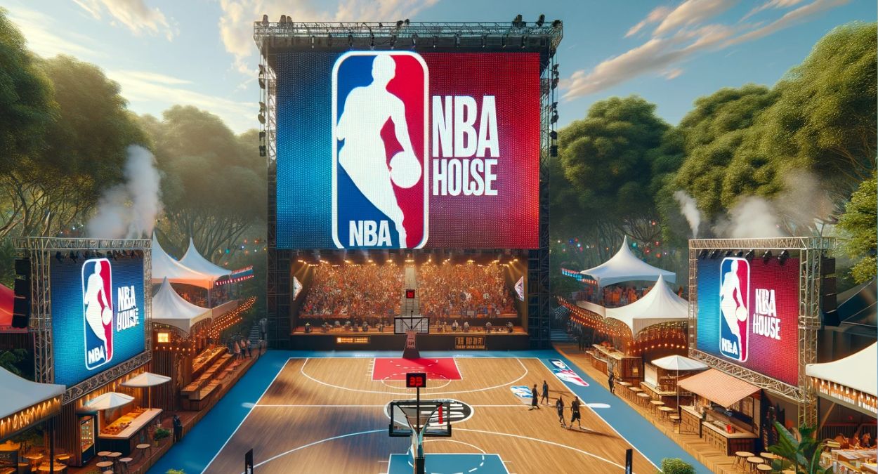 NBA House 2024 (imagem gerada por IA)