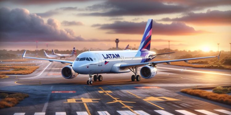 LATAM Airlines (imagem gerada por IA)