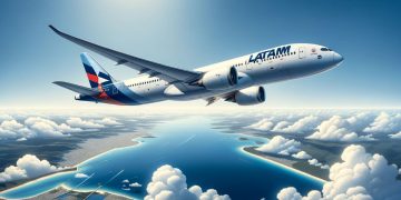 LATAM Airlines (imagem gerada por IA)