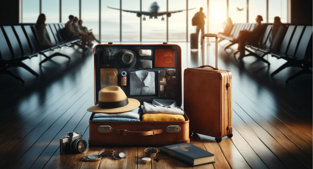 Mala de viagem (imagem gerada por IA)