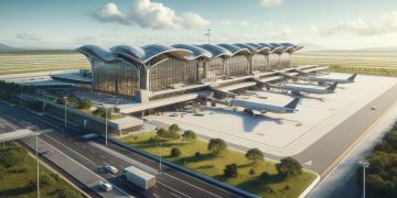 Melhor aeroporto do Brasil (imagem gerada por IA)