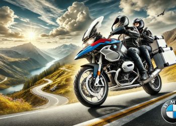 Melhor moto para viajar com garupa (imagem gerada por IA)