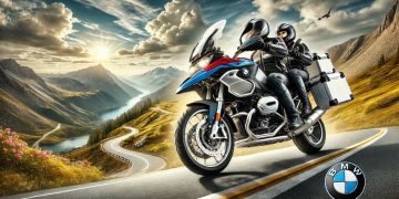 Melhor moto para viajar com garupa (imagem gerada por IA)