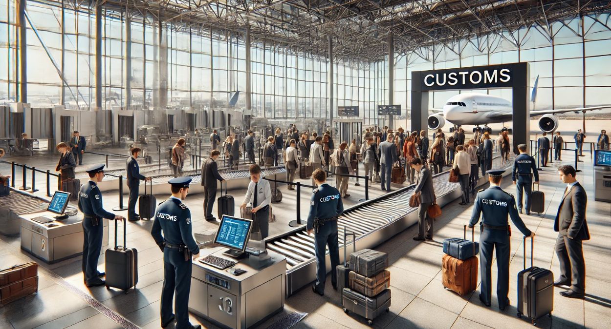 Alfândega (imagem gerada por IA)