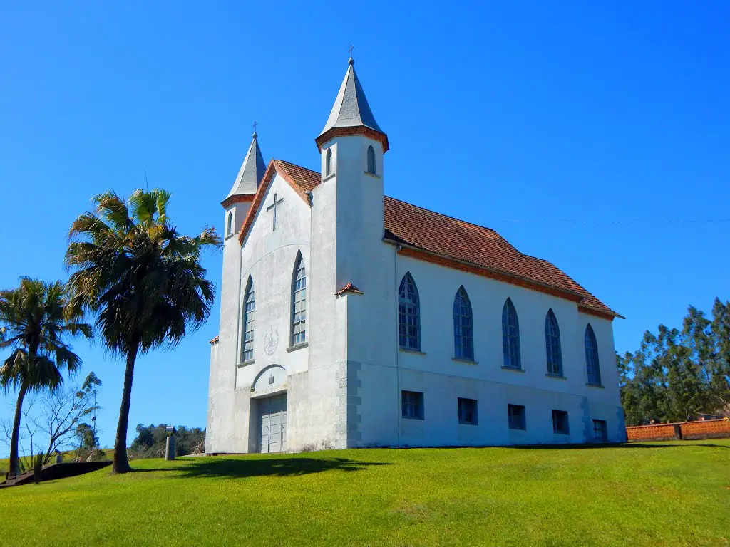 Igreja Luterana em Witmarsum (imagem: Mapio/Reprodução)