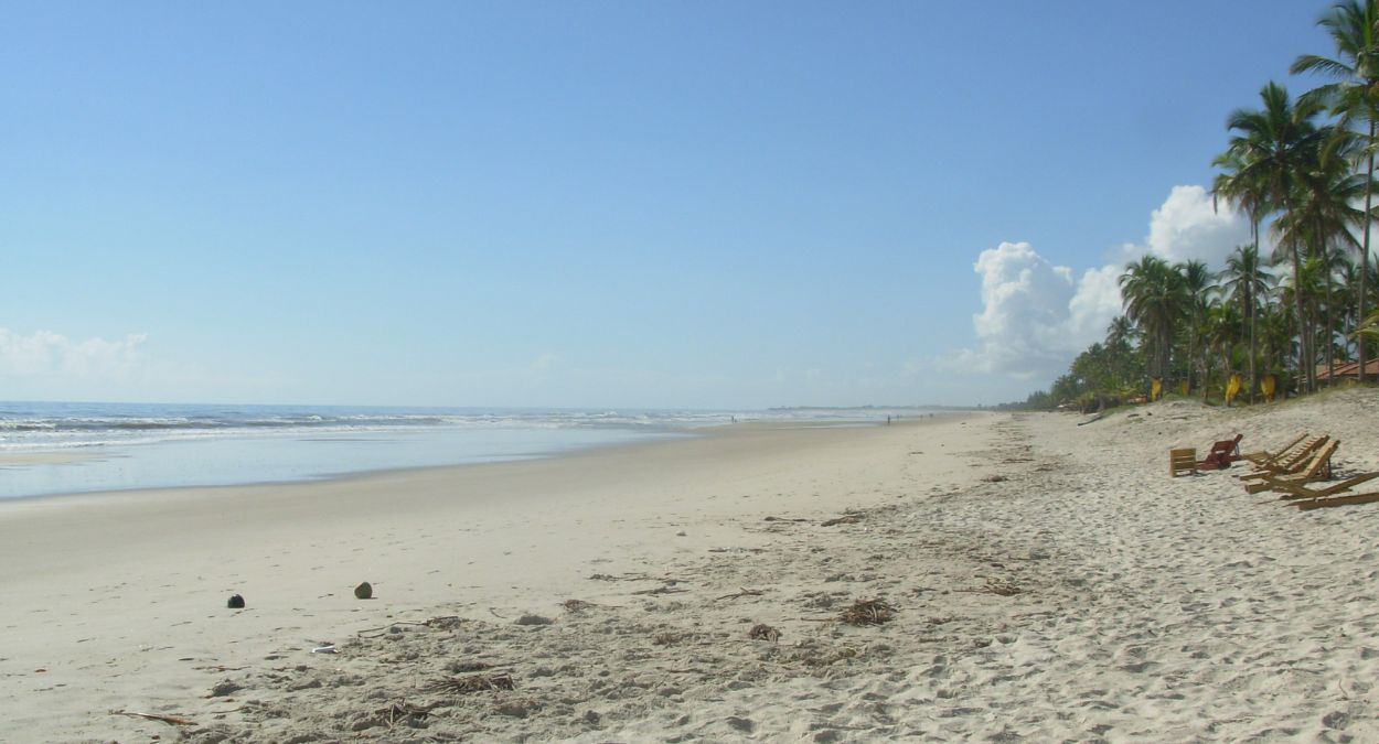 Praia da Costa em Canavieiras (imagem:  Wikimedia Commons)
