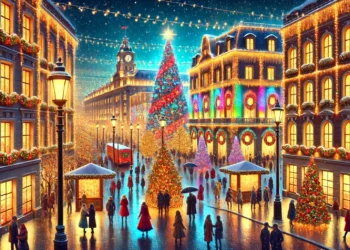 Natal no Brasil (imagem gerada por IA)