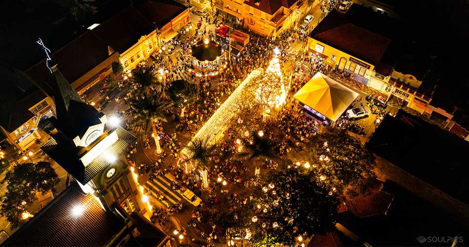 Socorro Luzes de Natal 2024 (imagem: Prefeitura Municipal de Socorro)