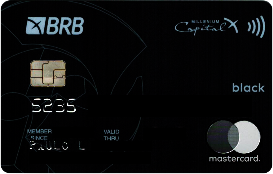 BRB Mastercard Black Millenium (imagem: Reprodução)