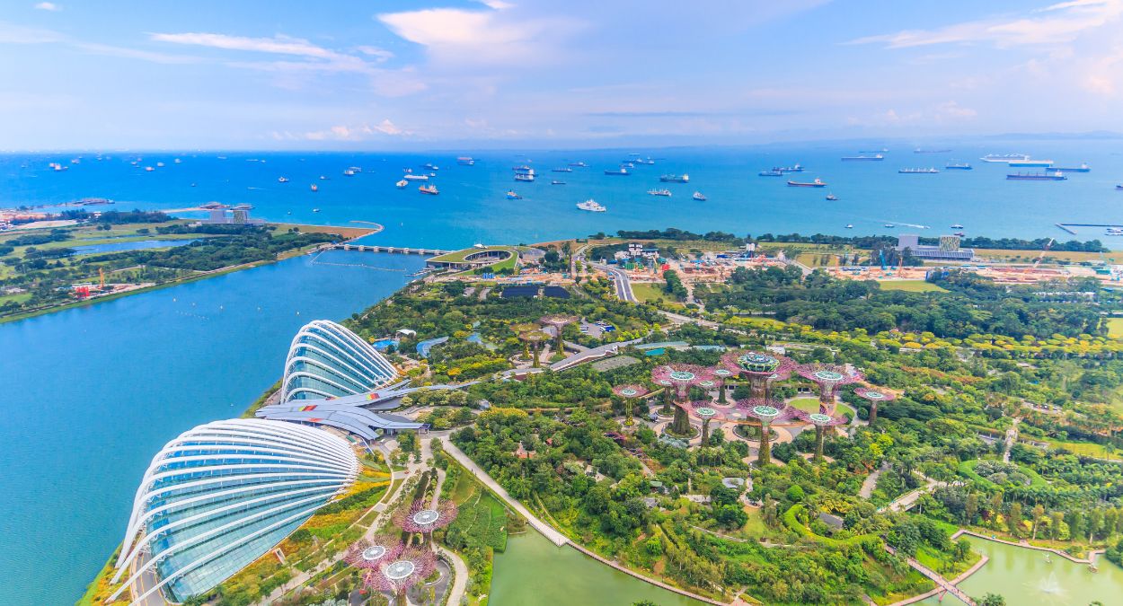 Vista panorâmica de Singapura (imagem: Canva)