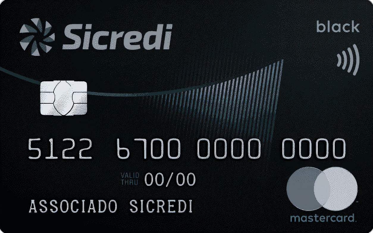 Sicredi Mastercard Black (imagem: Reprodução)