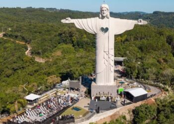 Cristo Protetor (imagem: Maurício Tonetto/Palácio Piratini)