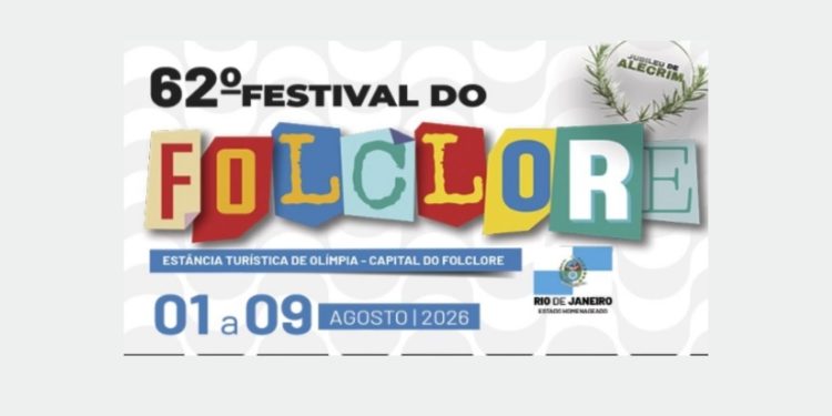Festival do Folclore de Olímpia 2026 terá programação gratuita em agosto