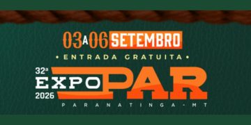 Expopar 2026 terá entrada gratuita, shows e rodeio em Paranatinga