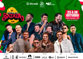 Ouro Branco anuncia atrações do Festival da Batata 2025: roteiro completo para visitar a cidade