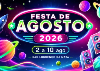 Festa de Agosto 2026: programação completa dos shows em São Lourenço da Mata